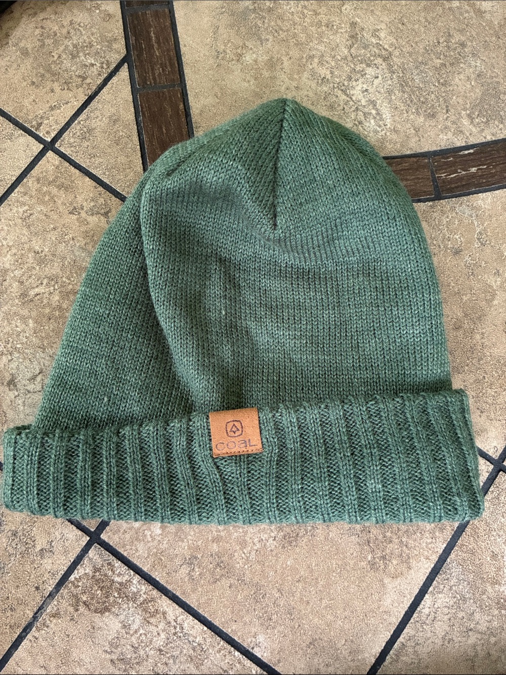 COAL Olive Rib Cuff Beanie OSFM